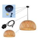 Luminária de Bambu Artesanal Para Casa - Electshop